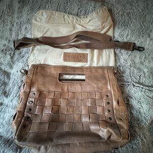 BED|STU Orchid Tan Woven Leather Tote